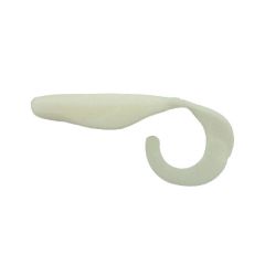 Shad Bass Assassin Curly Shad Walleye 10cm, culoare White