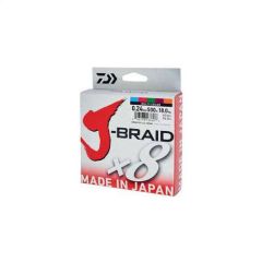 Fir textil Daiwa J-Braid X8 Multicolor 0.13mm/8kg/150m