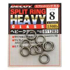 Inele despicate Decoy Heavy Class Silver R-3 Nr.10