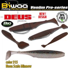 Shad Biwaa Deus 7.5cm, culoare 310 Neon Scale Minnow