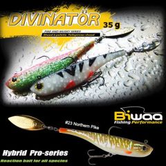 Shad Biwaa Divinator Medium 18cm/35g, culoare Northern Pike