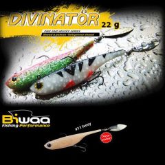 Tailspinner Shad Biwaa Divinator JR 14cm, culoare Ivory