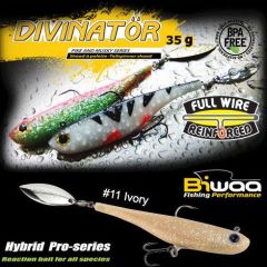 Shad Biwaa Divinator Medium 18cm/35g, culoare Ivory