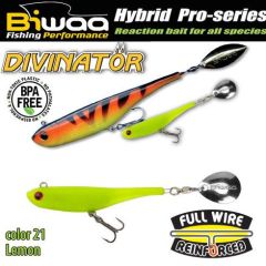 Shad Biwaa Divinator Mini 9.5cm/9g, culoare Lemon