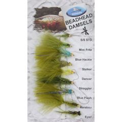 Set muste Dragon Tackle Beadhead Damsels