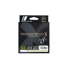 Fir Textil Dangan Braid X8 Major Craft Green 0.16mm/9.07kg/150m