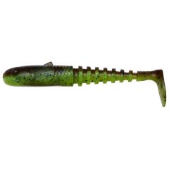 Shad Savage Gear Gobster Shad 11.5cm/16g, culoare Chartreuse Pumpkin