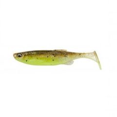 Shad Savage Gear Fat T-Tail Minnow 10.5cm/11g, culoare Green Pearl Yellow