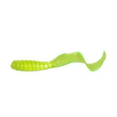 Grub Mister Twister 12cm, culoare Glitter Green