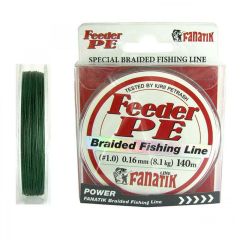 Fir textil Fanatik Feeder PE Braided Green 0.14mm/6.8kg/140m