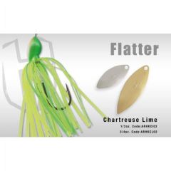 Colmic Herakles Spinnerbait Flatter 21gr. - Chartreuse Lime