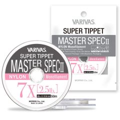 Fly leader Varivas Super Tippet Master Spec II Nylon 5X 0.148mm/4.7lb/50m