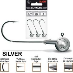 Jig Jaxon Sumato Silver, carlig nr.6/0, 25gr