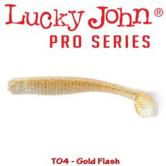 Shad Lucky John Long John 10.5cm, culoare Gold Flash - 6 buc/plic