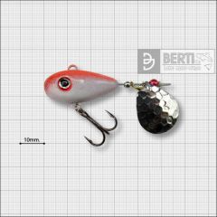 Bertilure Fish Helic Nr.4, culoare Alb-Rosu Fluo, 21gr