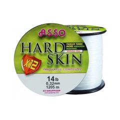 Fir monofilament Asso Hard Skin Solid White 0.22mm/7lb/2400m