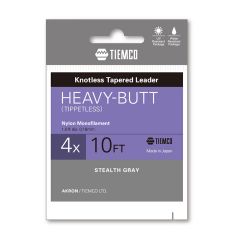 Fir fluorocarbon Tiemco Heavy Butt Leader 2X 10ft