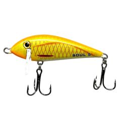 Vobler Hunter Soul 5cm, culoare Gold Metal Steel