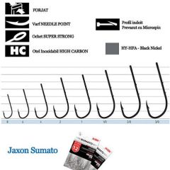 Carlige Jaxon Sumato Baitholder Negru HY-HFA nr.4