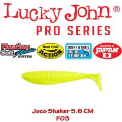 Shad Lucky John Joco Shaker 5.6cm, culoare F03 - 6 buc/plic