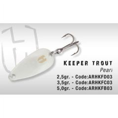 Lingura oscilanta Colmic Herakles Keeper Trout 5gr Pearl