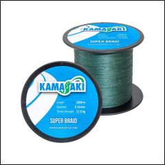 Fir textil Kamasaki Super Braid Green 0.25mm/21.3kg/1000m