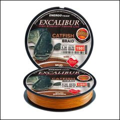 Fir Textil EnergoTeam Excalibur Catfish 8 Yarn Braid Brown 0.30mm/22.73kg/150m