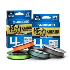 Fir textil Shimano Kairiki 4 PE Braid Mantis Green 0.10mm/3.6kg/300m