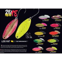 Lingura oscilanta Herakles LDS Fat 2.5g - Golden Trout