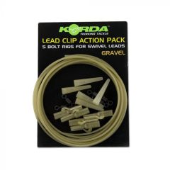 Korda Lead Clip Action Pack - Clay