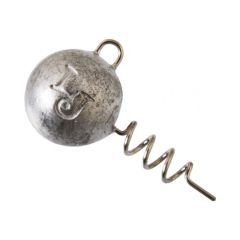 Jig Head Lucky John Corkscrew Round Ball 20g, 3buc/set