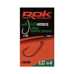 Carlige Rok Fishing LC Long Curve Shank Nr.8