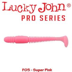 Shad Lucky John Tioga 8.6 cm, culoare Super Pink - 6 buc/plic