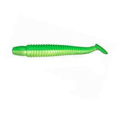 Shad Lunker City Swimmin' Ribster 10cm, culoare Limetreuse
