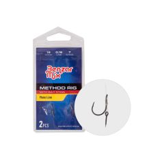 Carlige legate Benzar Method Rig Barbless Nr.10