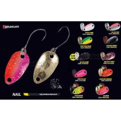 Lingura oscilanta Herakles Trout Area Nail 2g - Eggs Black