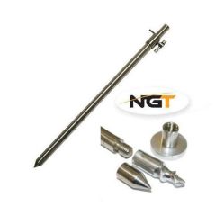 Suport telescopic NGT inox 30-50cm + adaptor ponton 3in1