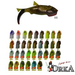 Shad Orka Gegule 7cm, culoare OG  - 5 buc/plic