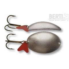 Lingura oscilanta Bertilure Pollo Nr. 1, amprenta patrate, culoare Silver,  7 gr