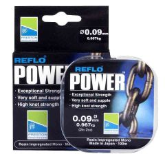 Fir monofilament Preston Reflo Power 0.13mm/2.14kg/100m