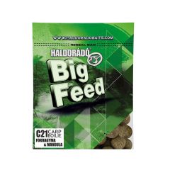 Boilies Haldorado Big Feed C21 Usturoi Mandula, 21mm, 800g