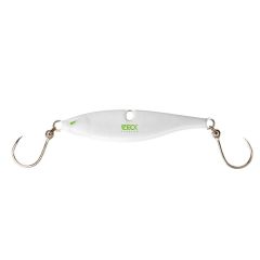 Lingura Zeck Rattlin' Vertical Jig 140g, culoare White