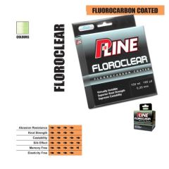 Fir fluorocarbon coated P-Line Floroclear Mist Green 0.28mm/9.21kg/1000m