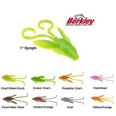 Berkley PowerBait Power Nymph 2.5cm, Pumpkin Chartreuse, plic 12buc.