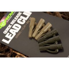 Clips Plumb Pierdut Korda  Quick Release Lead Clips - Gravel/Clay