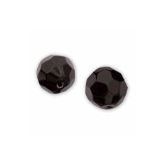 Margele de sticla Quantum 4Street, Black, 10mm