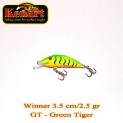 Vobler Kenart Winner F 3.5cm, culoare Green Tiger