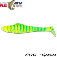 Shad Relax Ohio Tiger 10 cm, culoare 010 - 10buc/plic