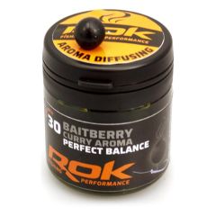 Boilies Rok Fishing Baitberry Dip Perfect Balance - Black/Curry