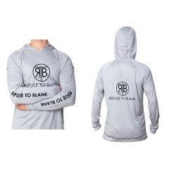 Bluza RTB UV Long Sleeve Hoodie UPF 50+ Light Grey, marimea XXL
